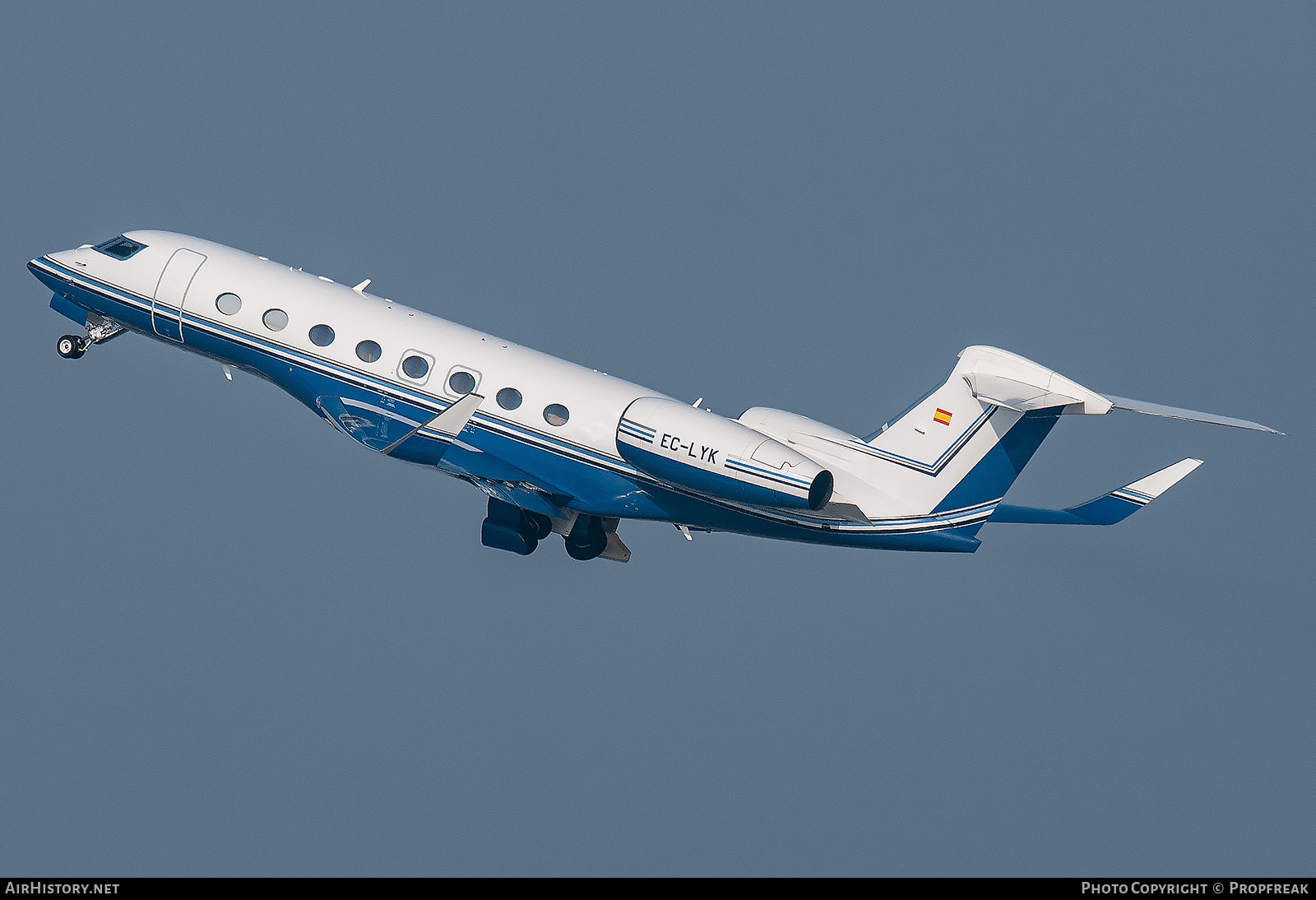 Aircraft Photo of EC-LYK | Gulfstream Aerospace G650 (G-VI) | AirHistory.net #838020