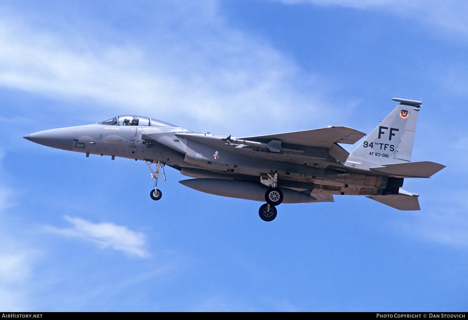 Aircraft Photo of 83-0016 / AF83-016 | McDonnell Douglas F-15C Eagle | USA - Air Force | AirHistory.net #838037