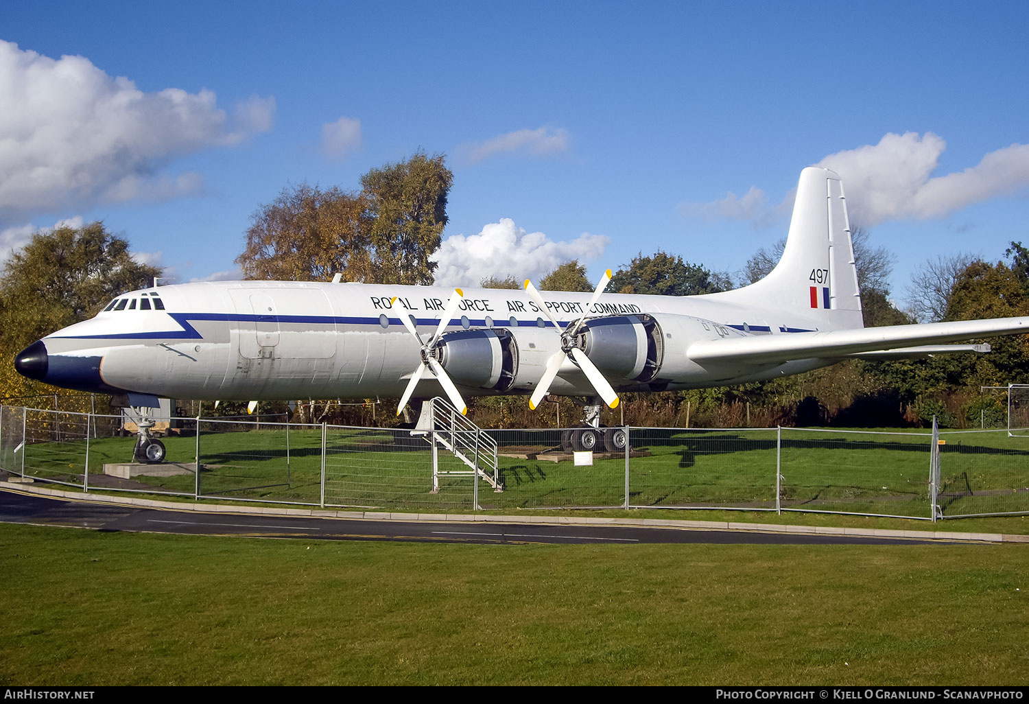Aircraft Photo of XM497 | Bristol 175 Britannia 312F | UK - Air Force | AirHistory.net #838092