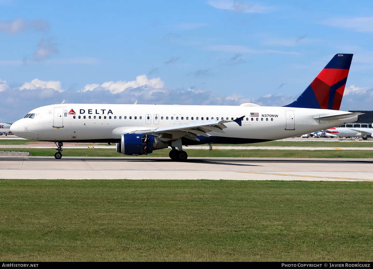 Aircraft Photo of N370NW | Airbus A320-212 | Delta Air Lines | AirHistory.net #838127