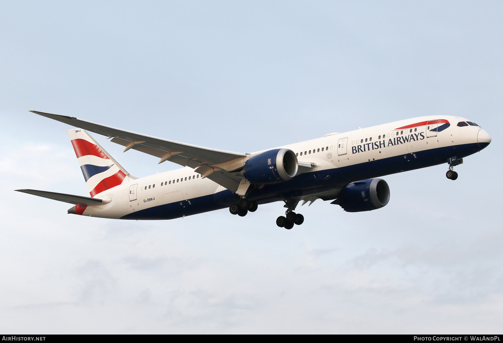 Aircraft Photo of G-ZBKJ | Boeing 787-9 Dreamliner | British Airways | AirHistory.net #838175