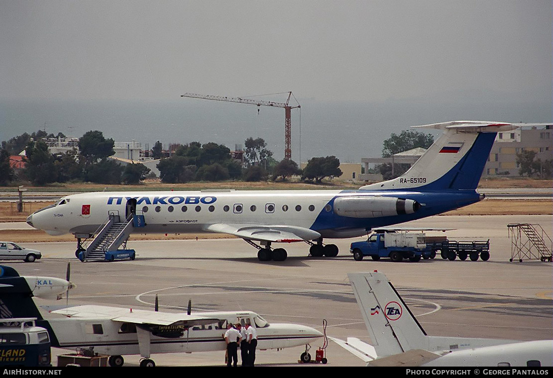 Aircraft Photo of RA-65109 | Tupolev Tu-134A-3 | Pulkovo Airlines | AirHistory.net #838207