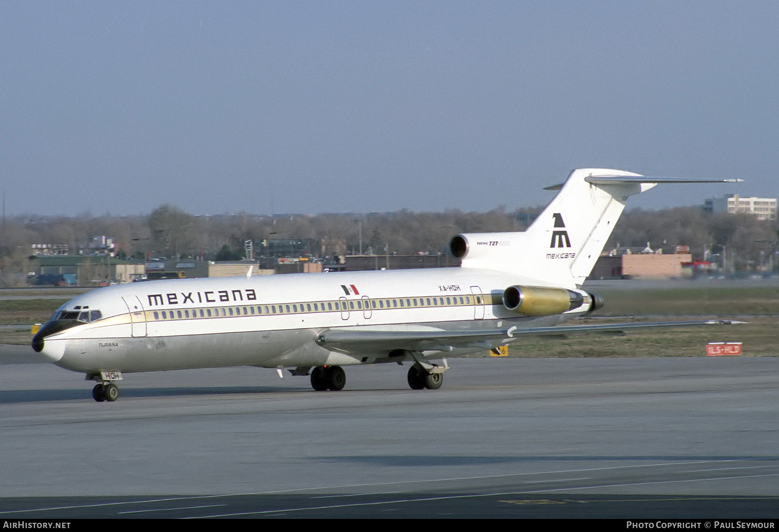 Aircraft Photo of XA-HOH | Boeing 727-264/Adv | Mexicana | AirHistory.net #838252