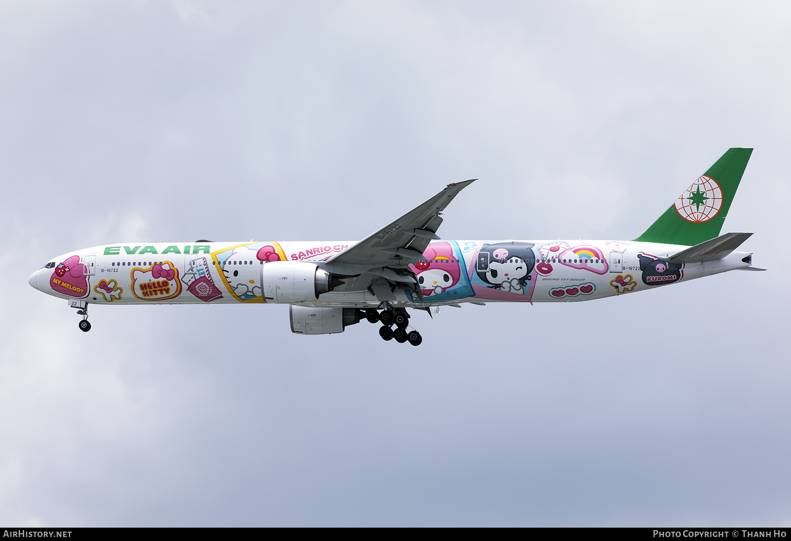 Aircraft Photo of B-16722 | Boeing 777-36N/ER | EVA Air | AirHistory.net #838306