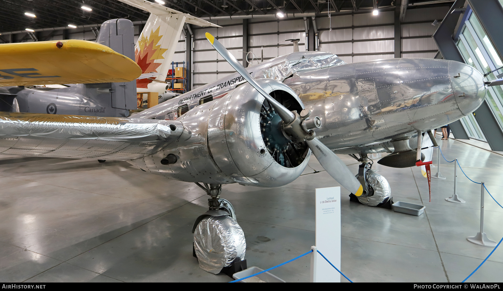 Aircraft Photo of CF-CCT | Lockheed 12-A Electra Junior | Department of Transport | AirHistory.net #838354