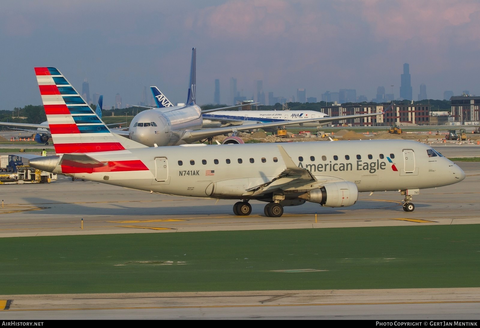 Aircraft Photo of N741AK | Embraer 170SE (ERJ-170-100SE) | American Eagle | AirHistory.net #838362
