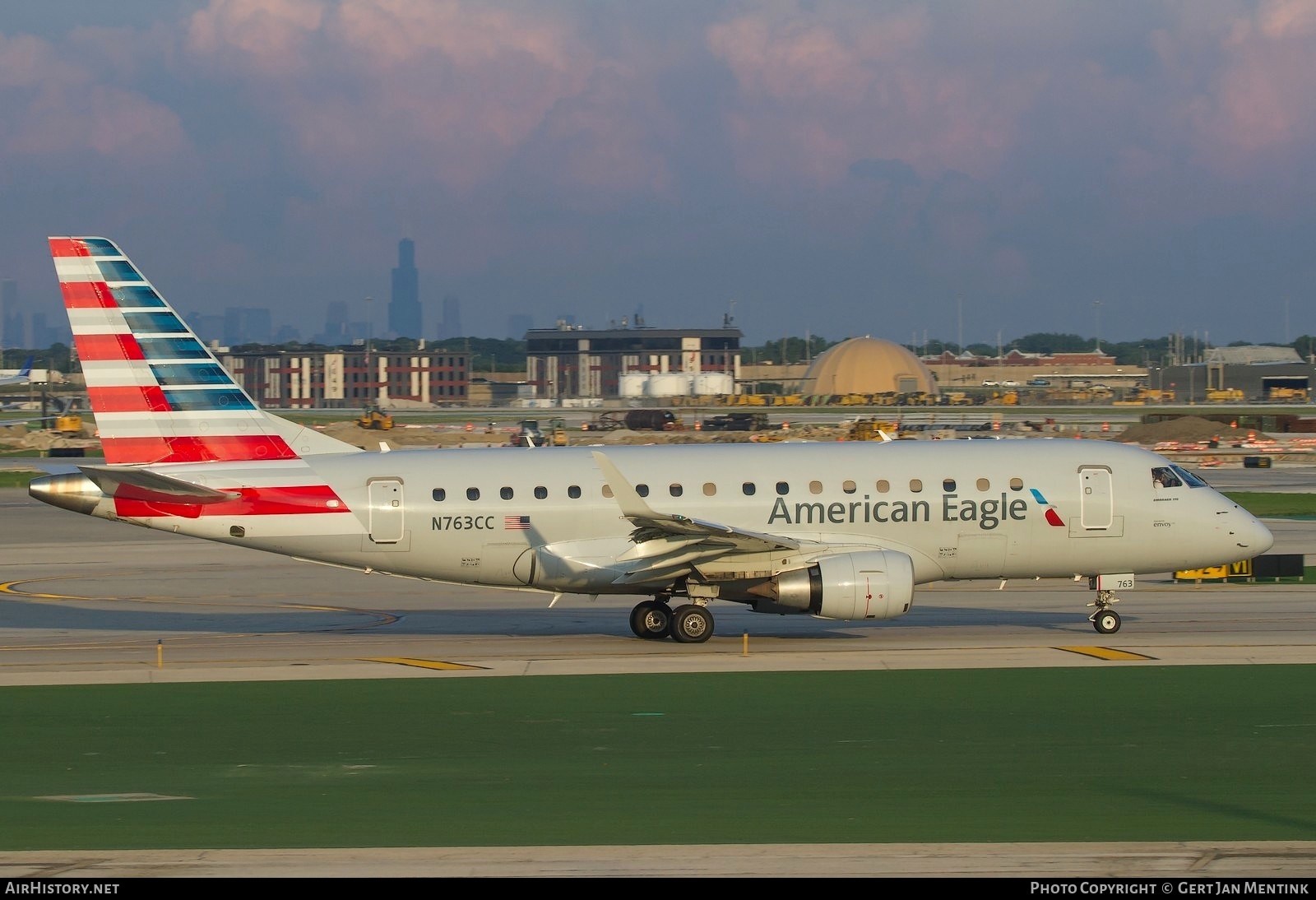 Aircraft Photo of N763CC | Embraer 170STD (ERJ-170-100STD) | American Eagle | AirHistory.net #838365
