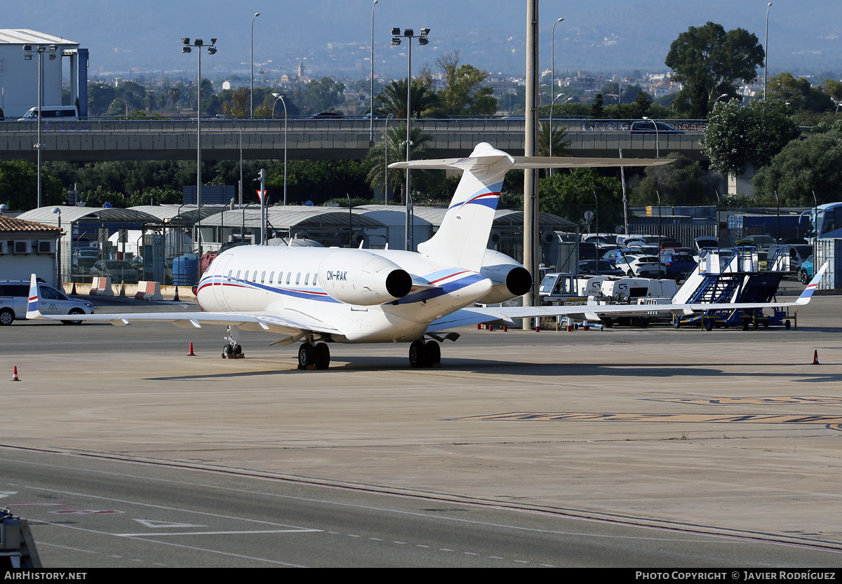 Aircraft Photo of CN-RAK | Bombardier Global 6000 (BD-700-1A10) | AirHistory.net #838382