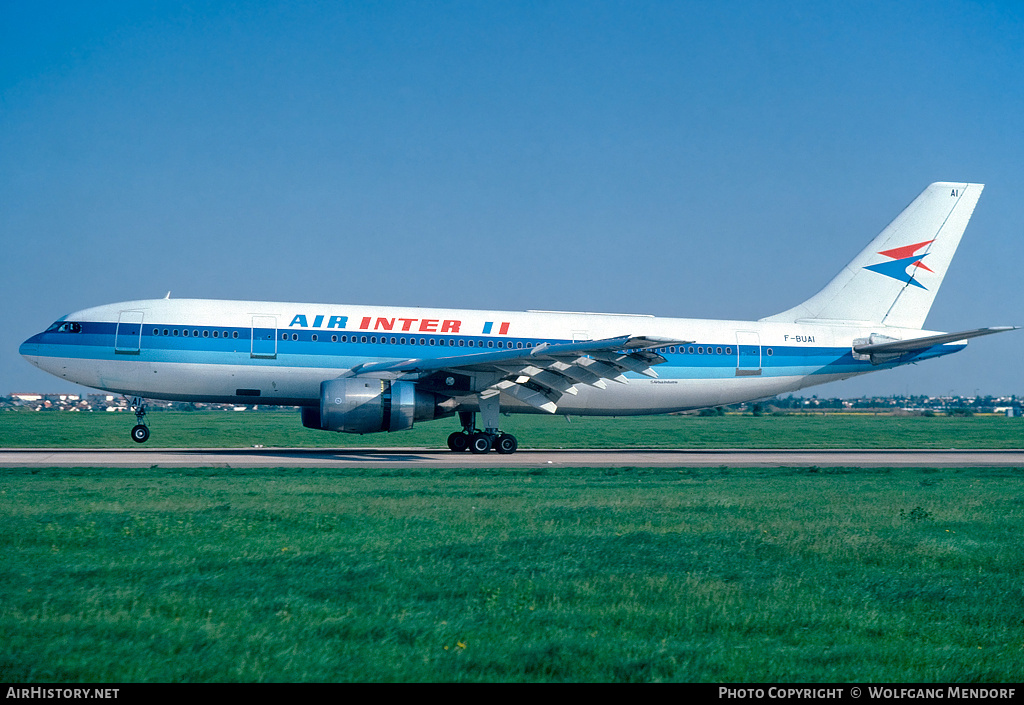 Aircraft Photo of F-BUAI | Airbus A300B2-1C | Air Inter | AirHistory.net #838408