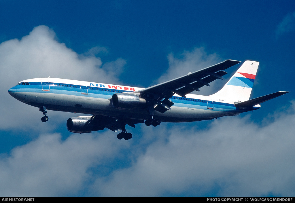 Aircraft Photo of F-BUAF | Airbus A300B2-1C | Air Inter | AirHistory.net #838409