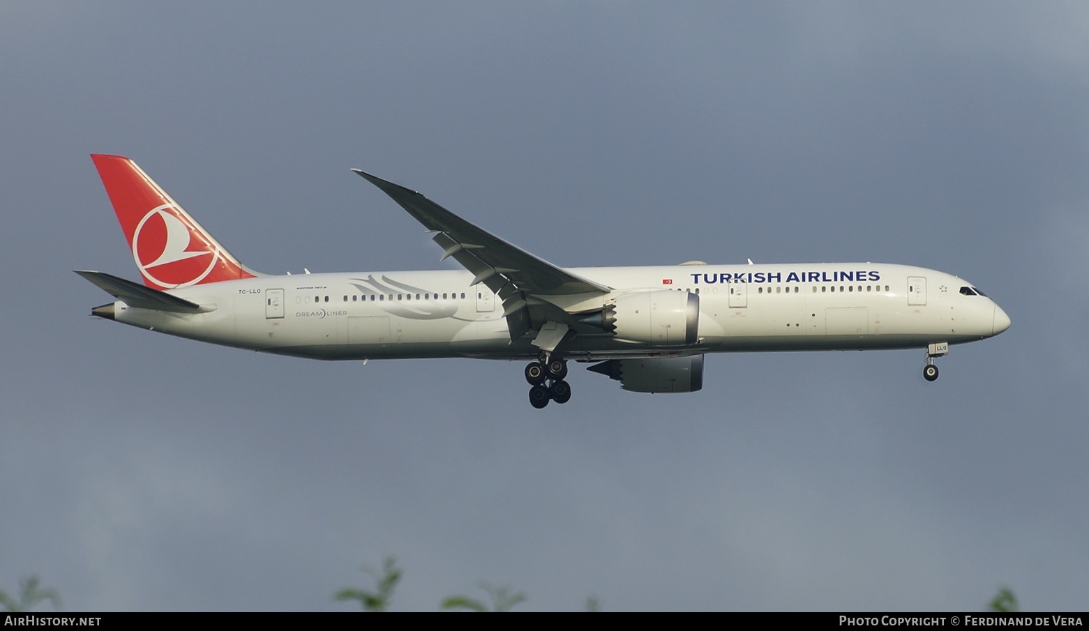 Aircraft Photo of TC-LLO | Boeing 787-9 Dreamliner | Turkish Airlines | AirHistory.net #838479