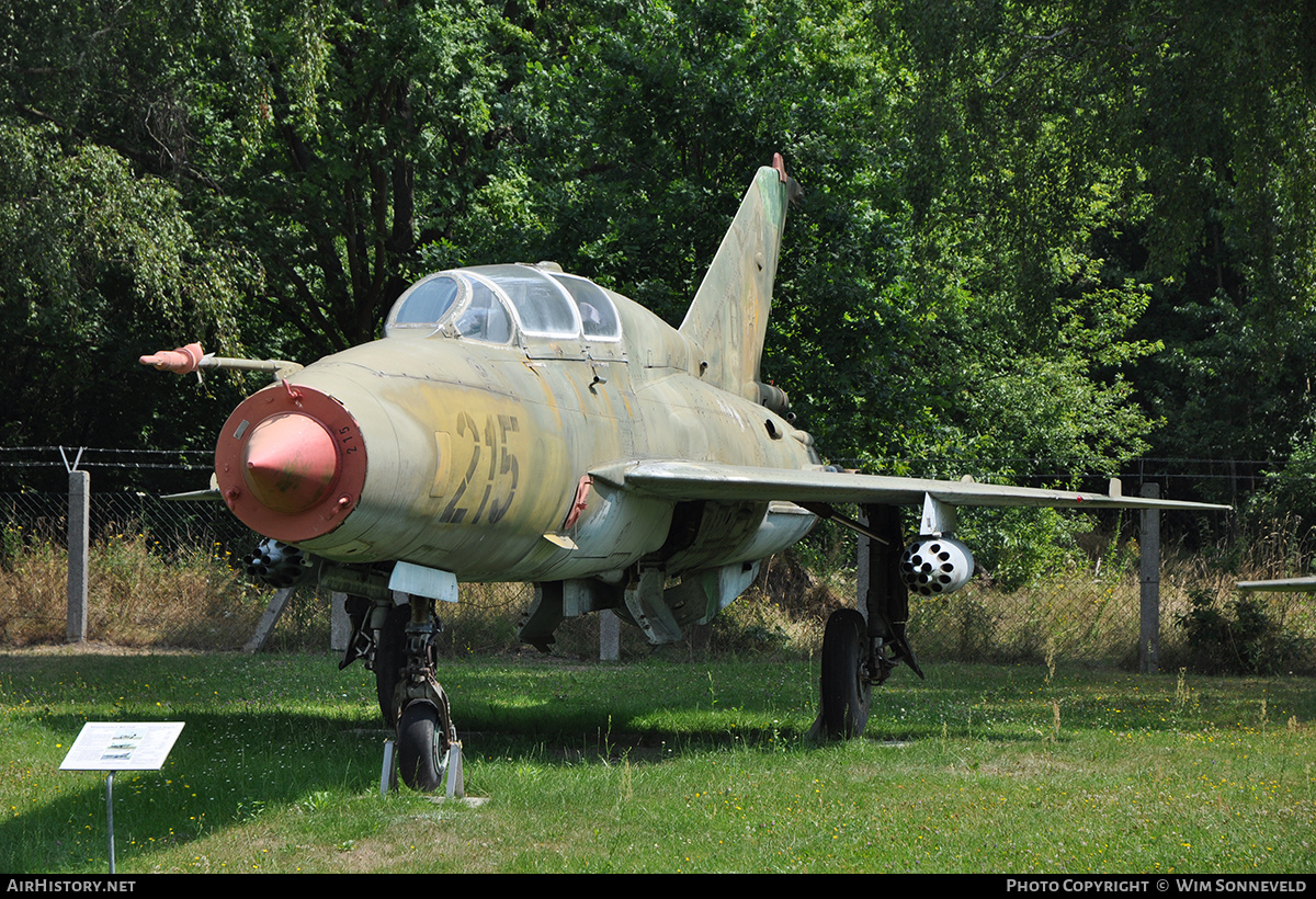 Aircraft Photo of 215 | Mikoyan-Gurevich MiG-21US | East Germany - Air Force | AirHistory.net #838485