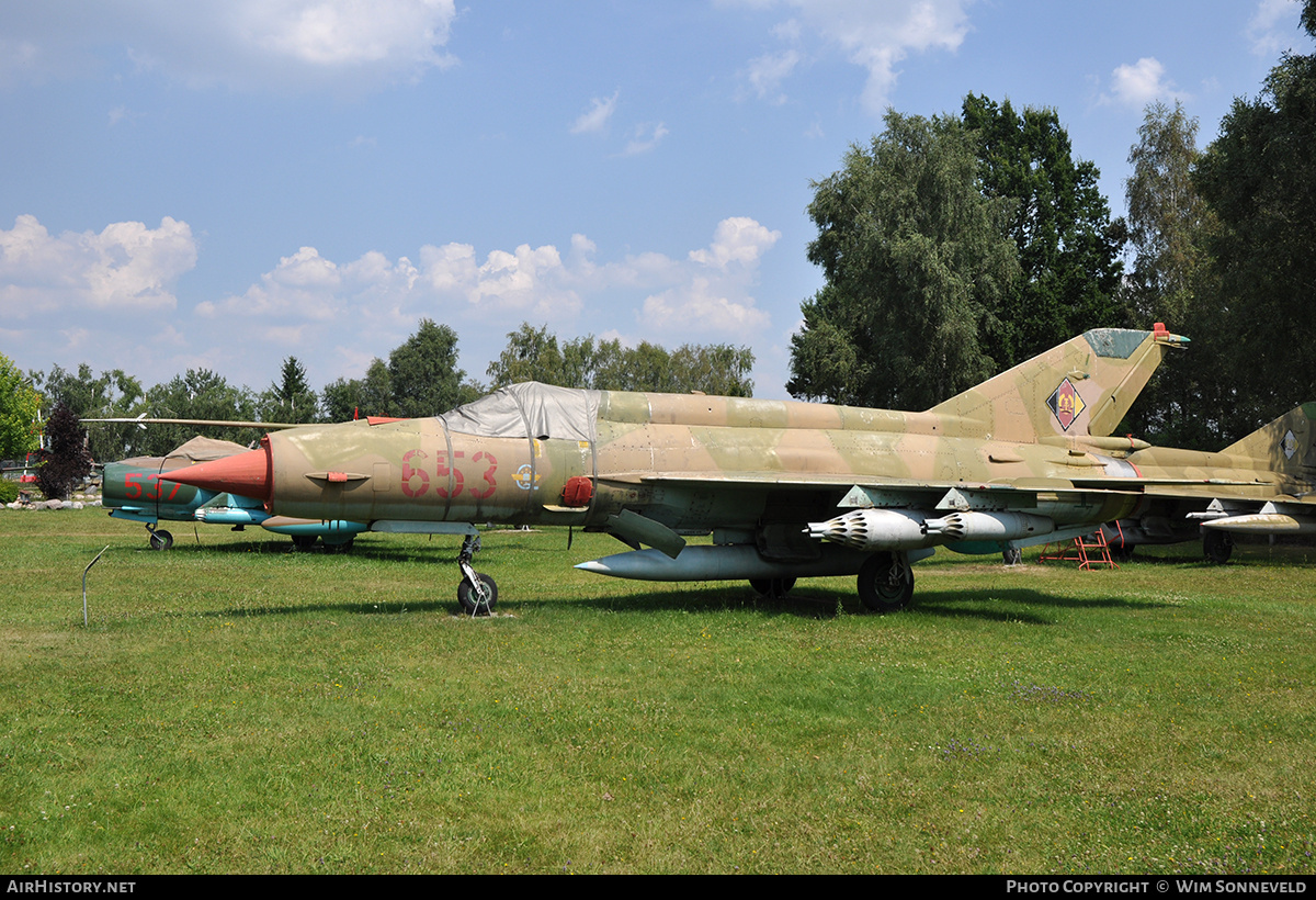Aircraft Photo of 653 | Mikoyan-Gurevich MiG-21MF | East Germany - Air Force | AirHistory.net #838486