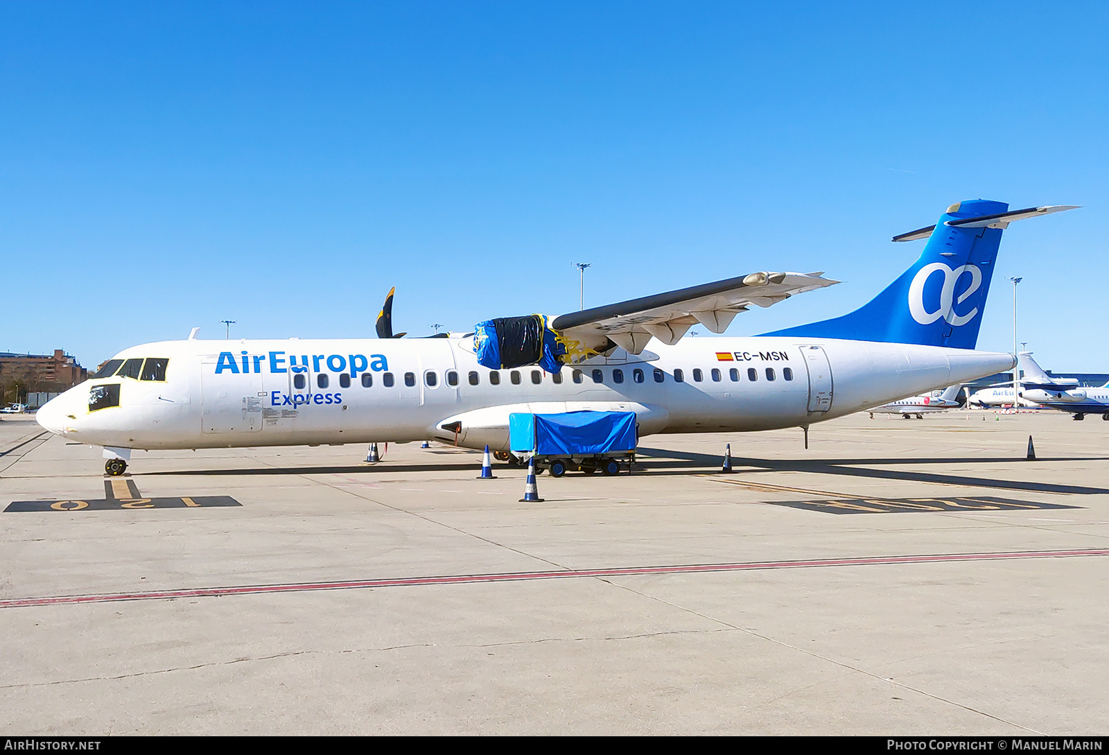Aircraft Photo of EC-MSN | ATR ATR-72-500 (ATR-72-212A) | Air Europa Express | AirHistory.net #838495
