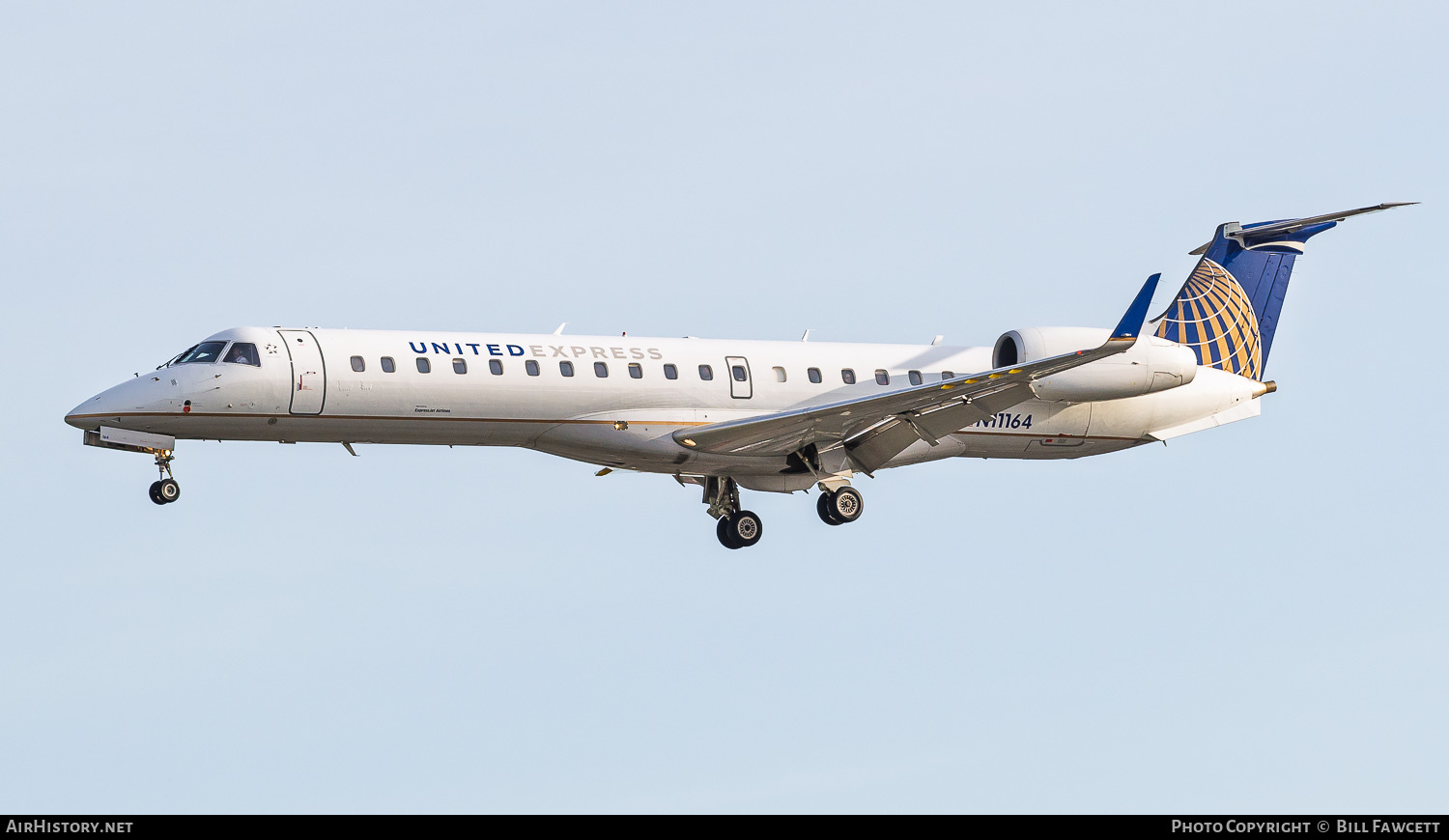 Aircraft Photo of N11164 | Embraer ERJ-145XR (EMB-145XR) | United Express | AirHistory.net #838535