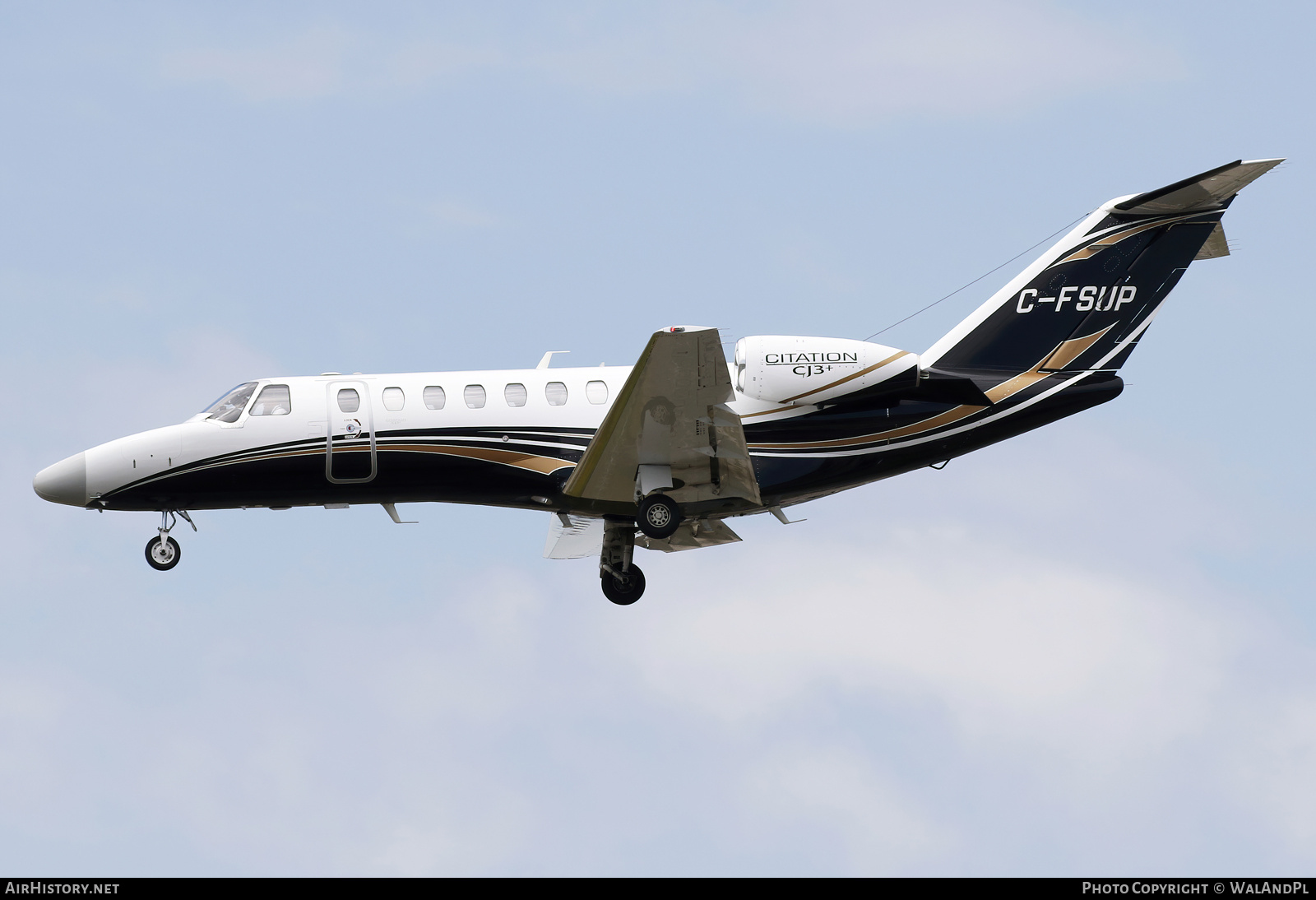 Aircraft Photo of C-FSUP | Cessna 525B CitationJet CJ3+ | AirHistory.net #838565