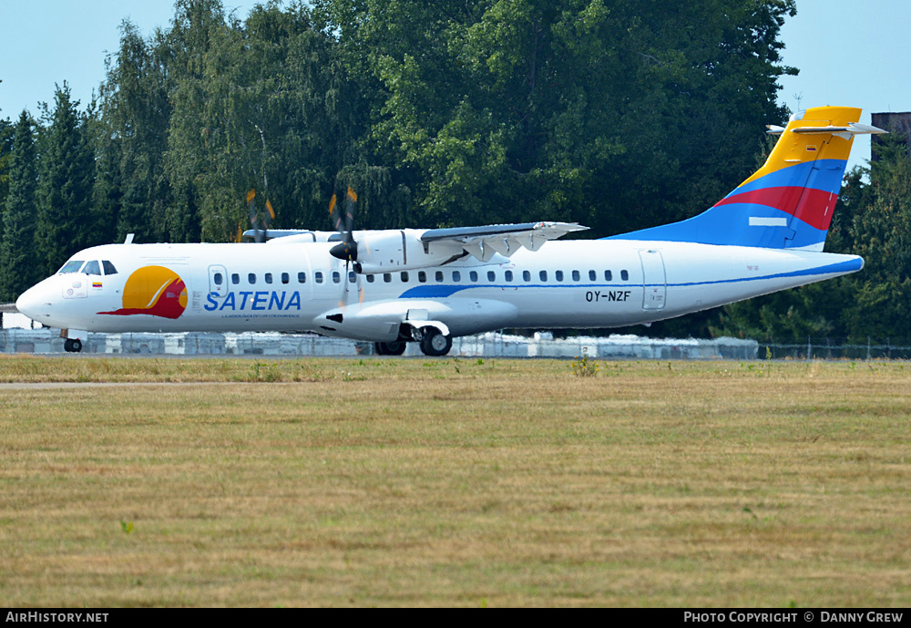 Aircraft Photo of OY-NZF | ATR ATR-72-600 (ATR-72-212A) | Colombia - Satena | AirHistory.net #838572