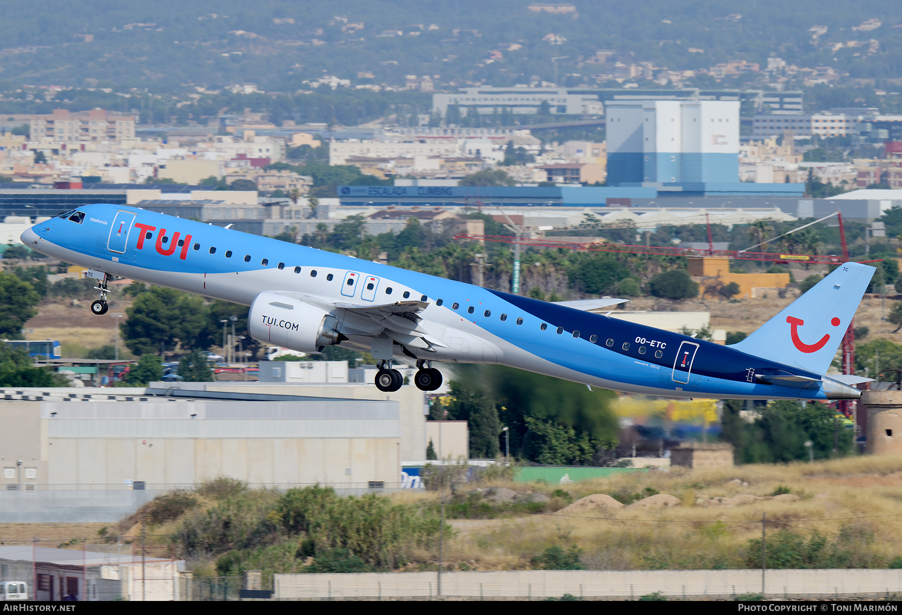Aircraft Photo of OO-ETC | Embraer 195-E2 (ERJ-190-400) | TUI | AirHistory.net #838585