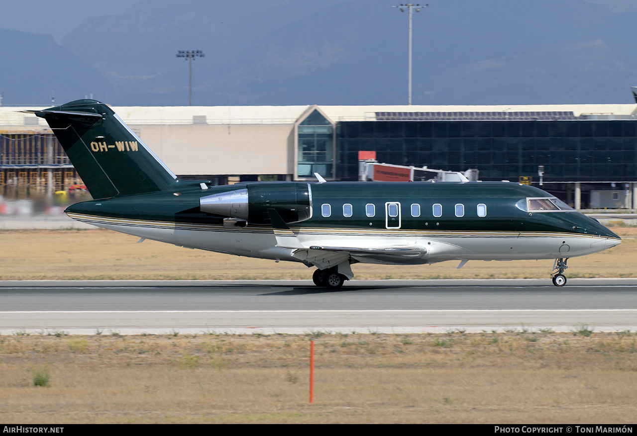 Aircraft Photo of OH-WIW | Bombardier Challenger 650 (CL-600-2B16) | AirHistory.net #838608