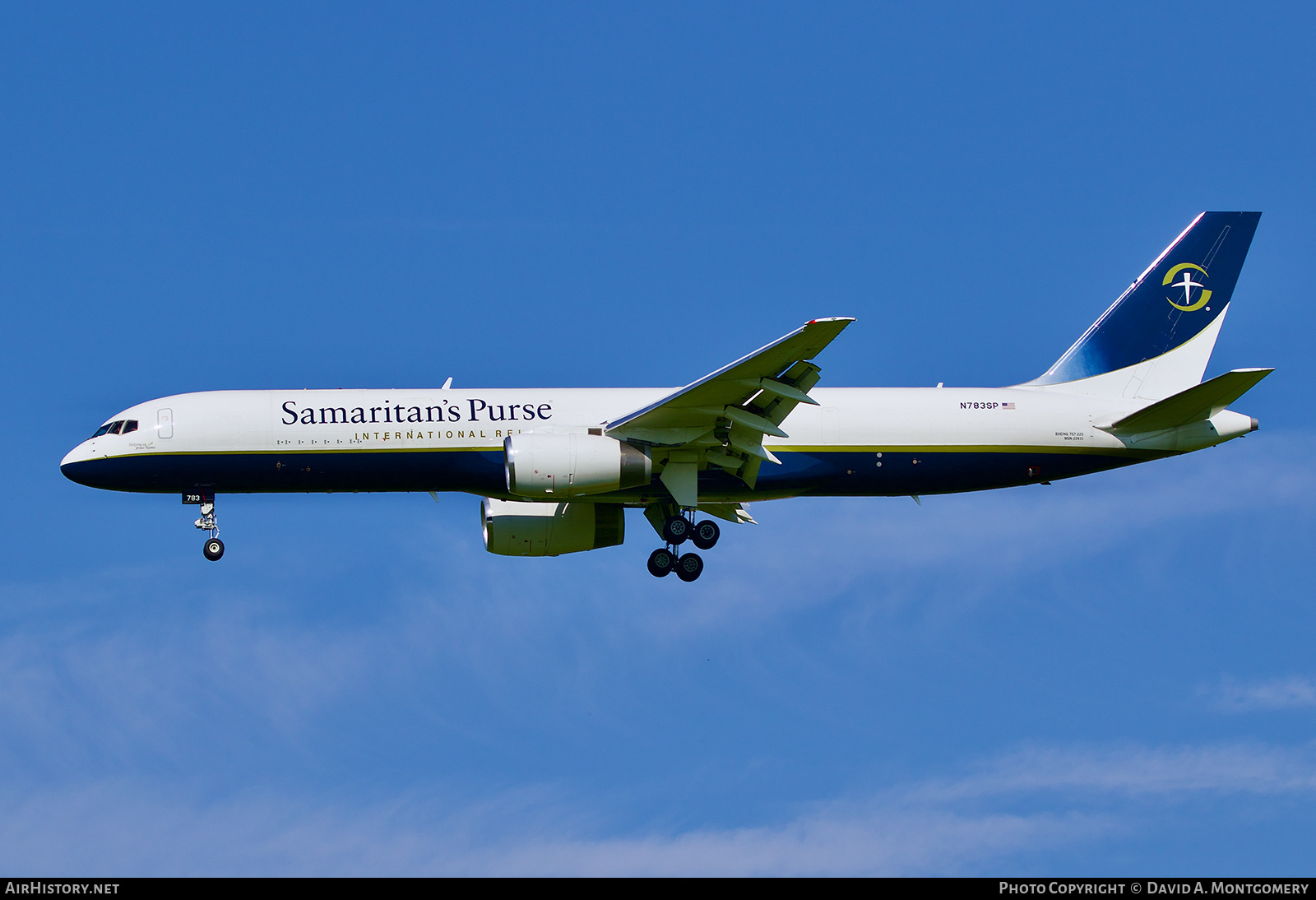Aircraft Photo of N783SP | Boeing 757-225(PCF) | Samaritan's Purse International Relief | AirHistory.net #838627