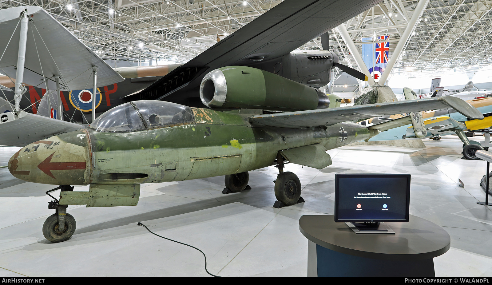Aircraft Photo of 120086 | Heinkel He 162A-1 Volksjager | Germany - Air Force | AirHistory.net #838636