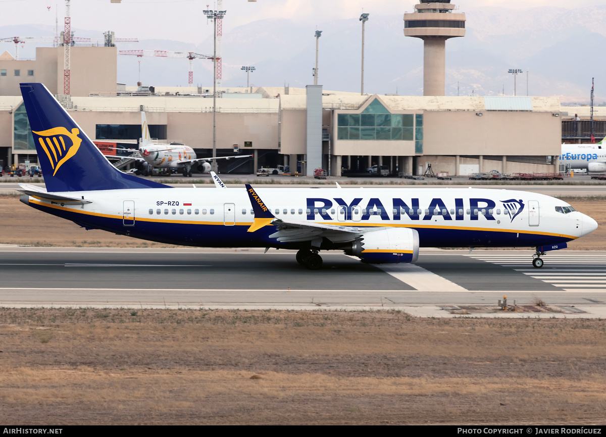 Aircraft Photo of SP-RZQ | Boeing 737-8200 Max 200 | Ryanair | AirHistory.net #838655