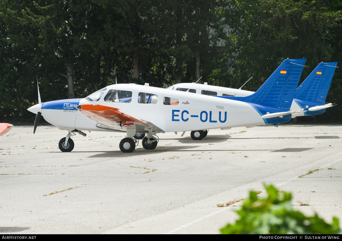 Aircraft Photo of EC-OLU | Piper PA-28-181 Archer III (DX Diesel) | FTEJerez - Flight Training Europe | AirHistory.net #838675