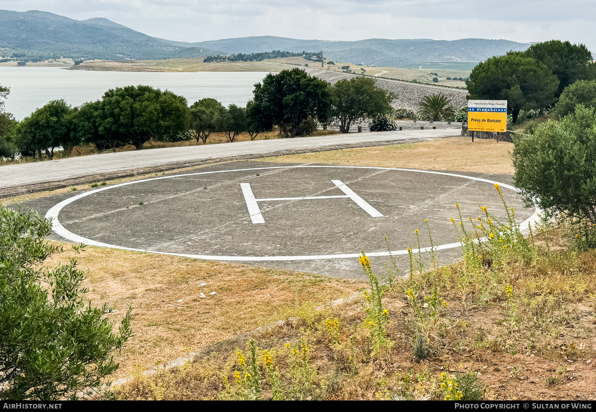 Airport photo of Barbate reservoir helipad in Spain | AirHistory.net #838698