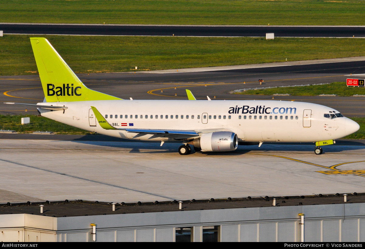 Aircraft Photo of YL-BBL | Boeing 737-33V | AirBaltic | AirHistory.net #838699