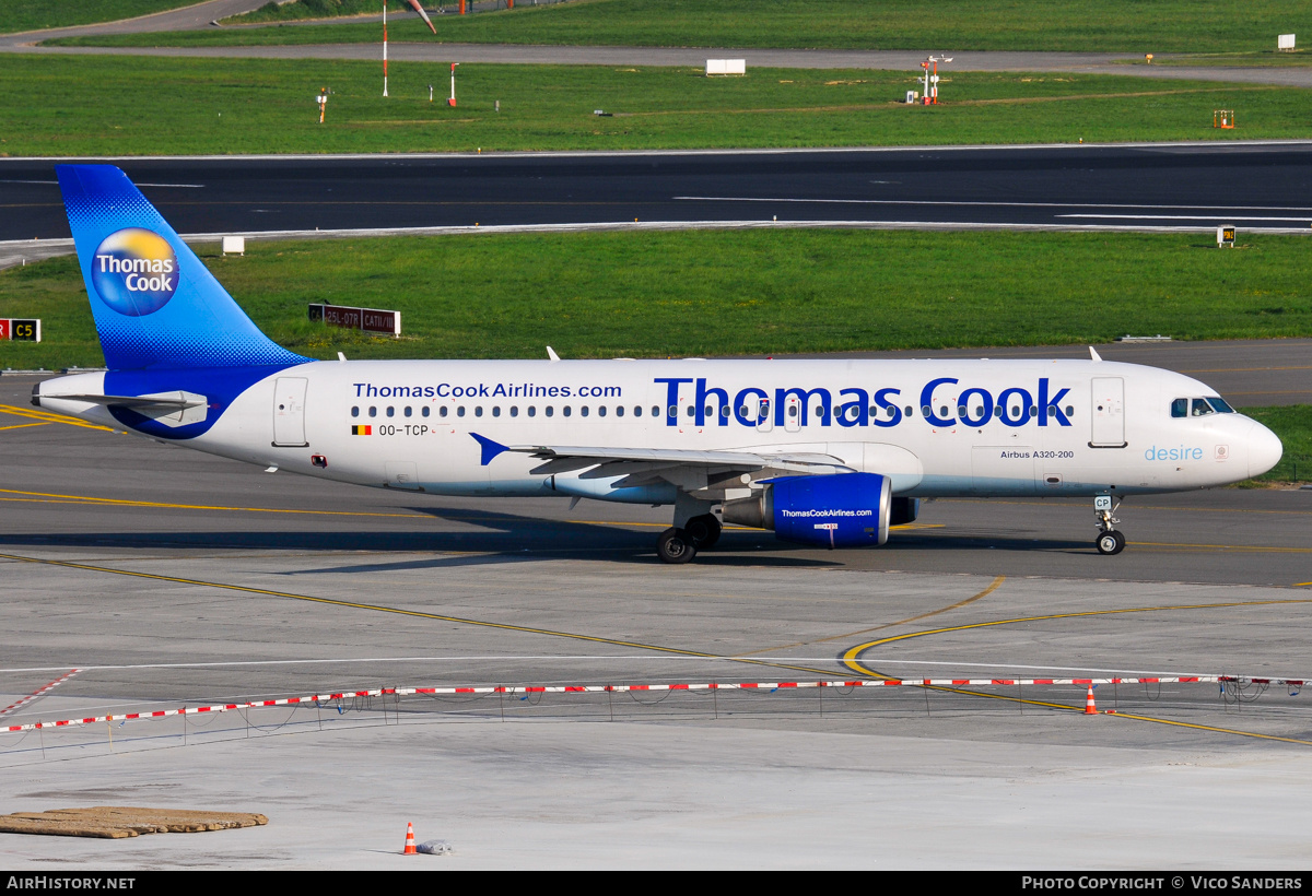 Aircraft Photo of OO-TCP | Airbus A320-214 | Thomas Cook Airlines | AirHistory.net #838700