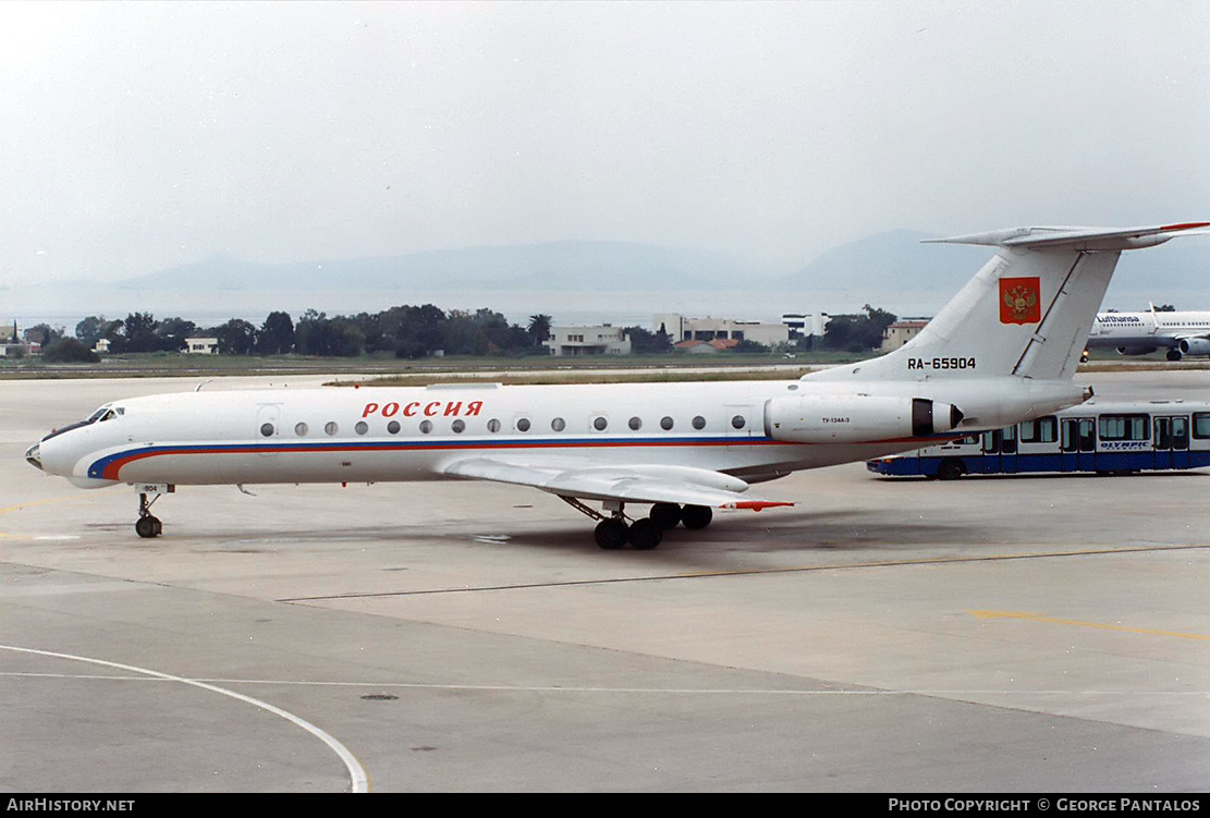 Aircraft Photo of RA-65904 | Tupolev Tu-134A-3 | Rossiya - Russian Airlines | AirHistory.net #838705