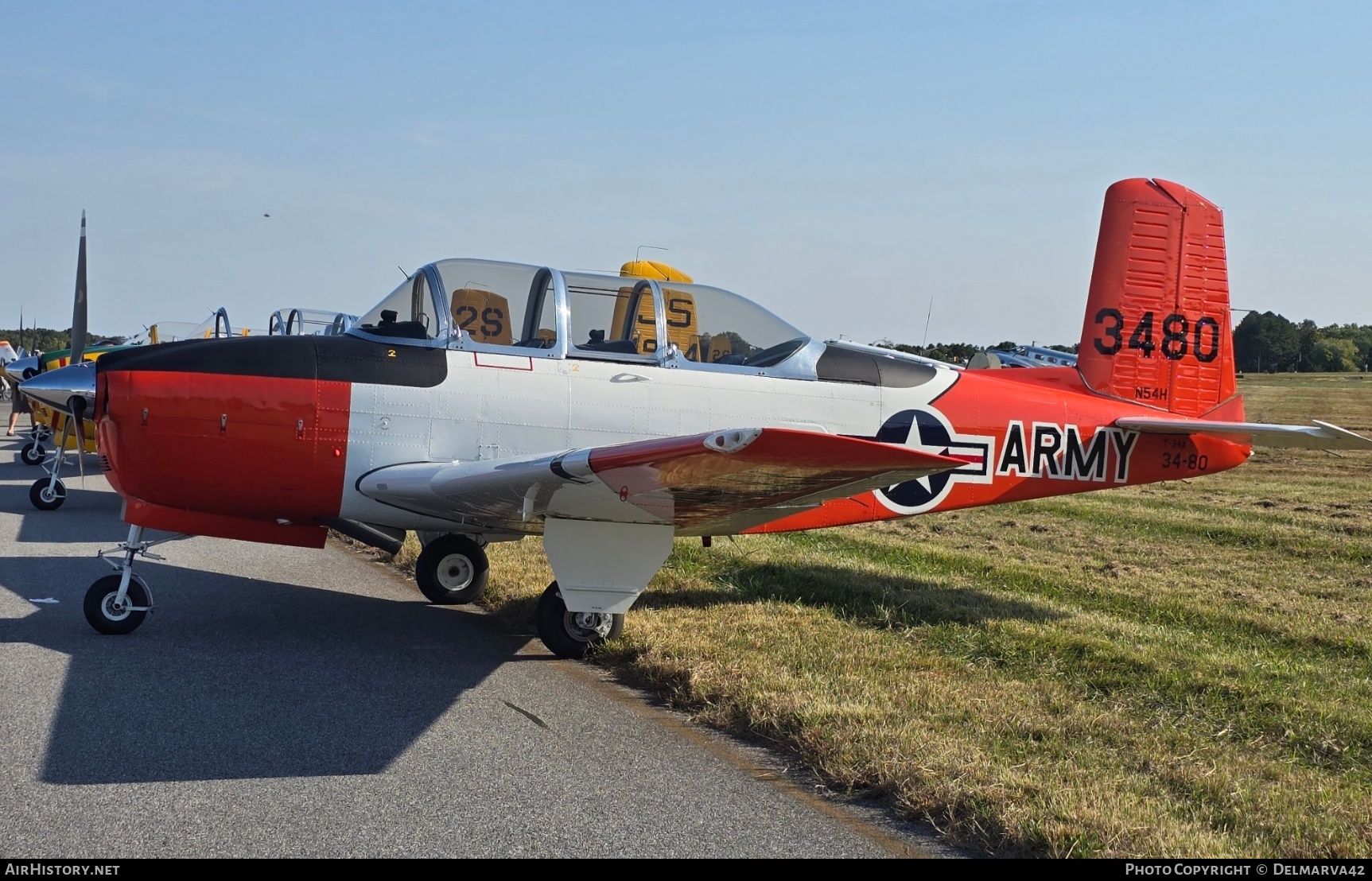 Aircraft Photo of N54H | Beech T-34A Mentor | USA - Army | AirHistory.net #838709