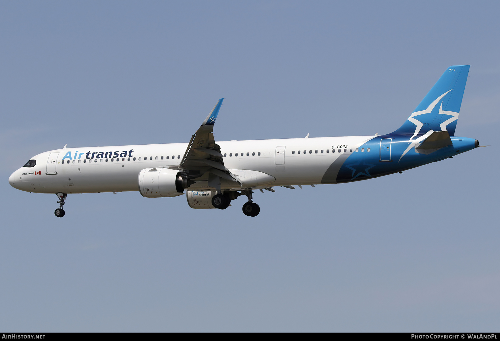 Aircraft Photo of C-GOIM | Airbus A321-271NX | Air Transat | AirHistory.net #838712