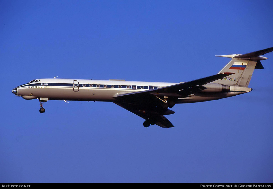 Aircraft Photo of RA-65915 | Tupolev Tu-134A-3 | Rossiya - Russian Airlines | AirHistory.net #838713
