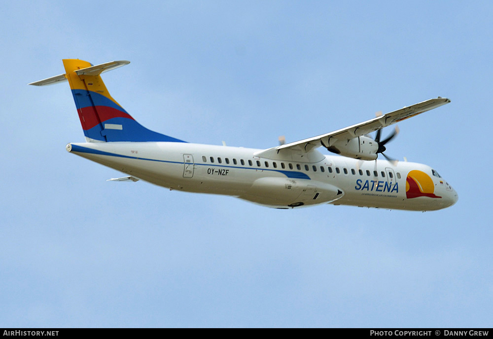 Aircraft Photo of OY-NZF | ATR ATR-72-600 (ATR-72-212A) | Colombia - Satena | AirHistory.net #838751