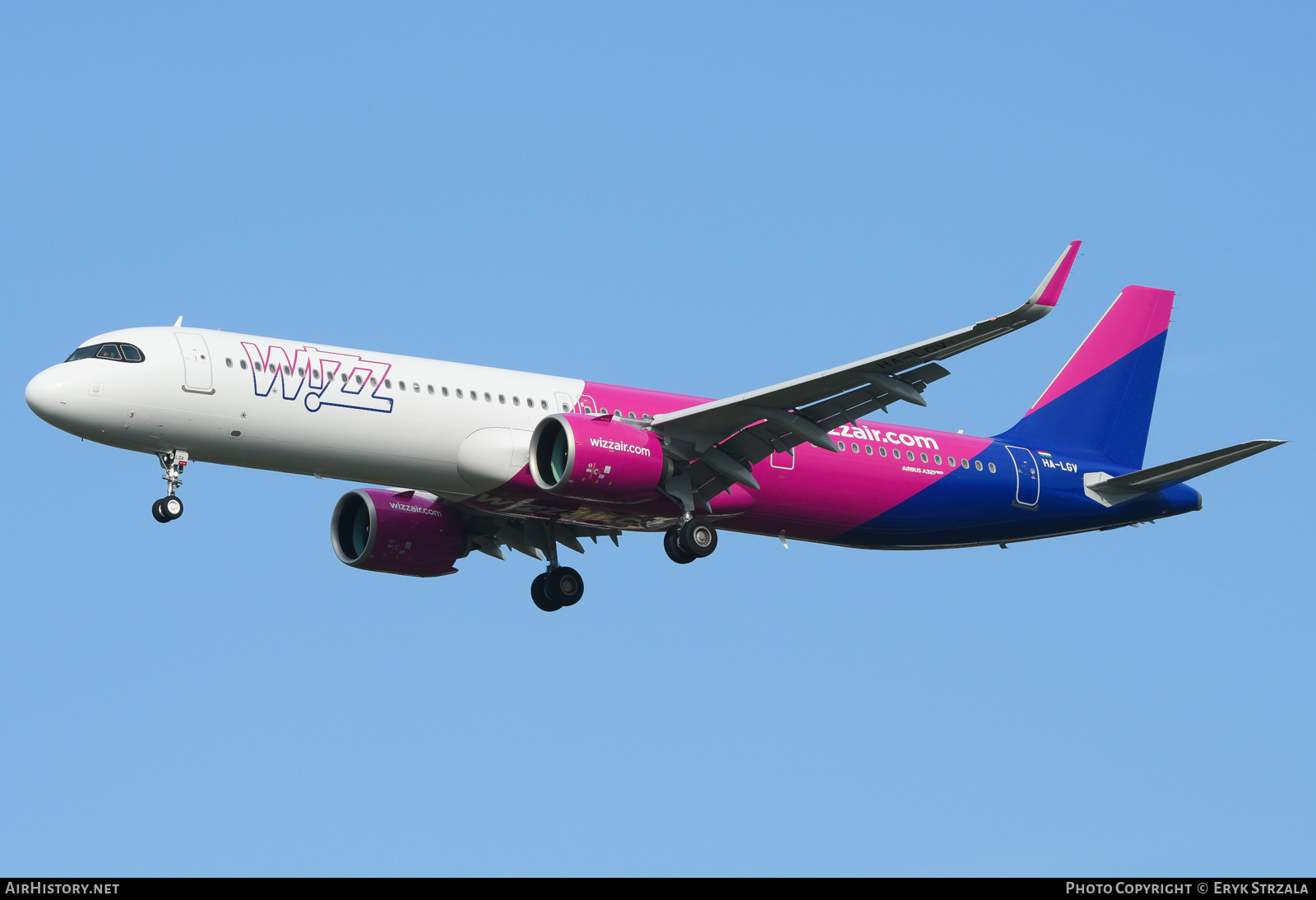 Aircraft Photo of HA-LGV | Airbus A321-271NX | Wizz Air | AirHistory.net #838757