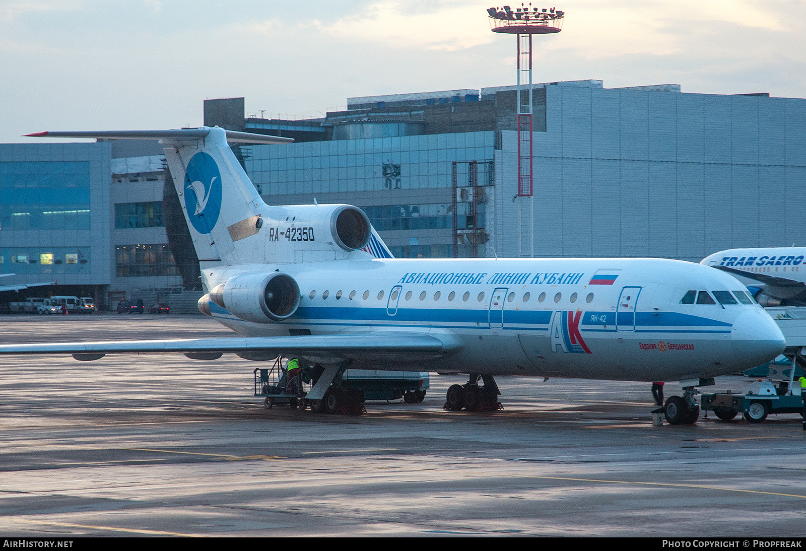 Aircraft Photo of RA-42350 | Yakovlev Yak-42 | Kuban Airlines - ALK | AirHistory.net #838771