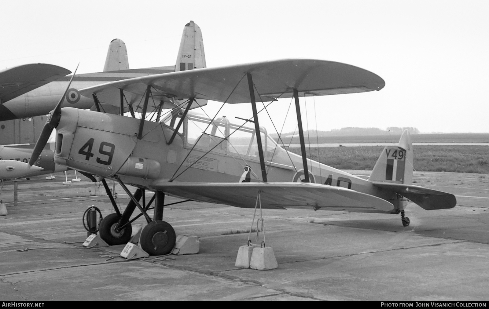 Aircraft Photo of V-49 | Stampe-Vertongen SV-4B | Belgium - Air Force | AirHistory.net #838778