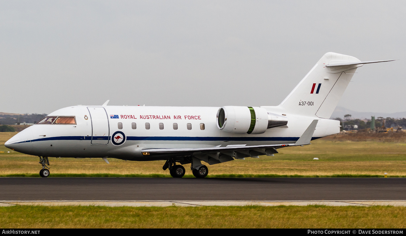 Aircraft Photo of A37-001 | Bombardier Challenger 604 (CL-600-2B16) | Australia - Air Force | AirHistory.net #838794