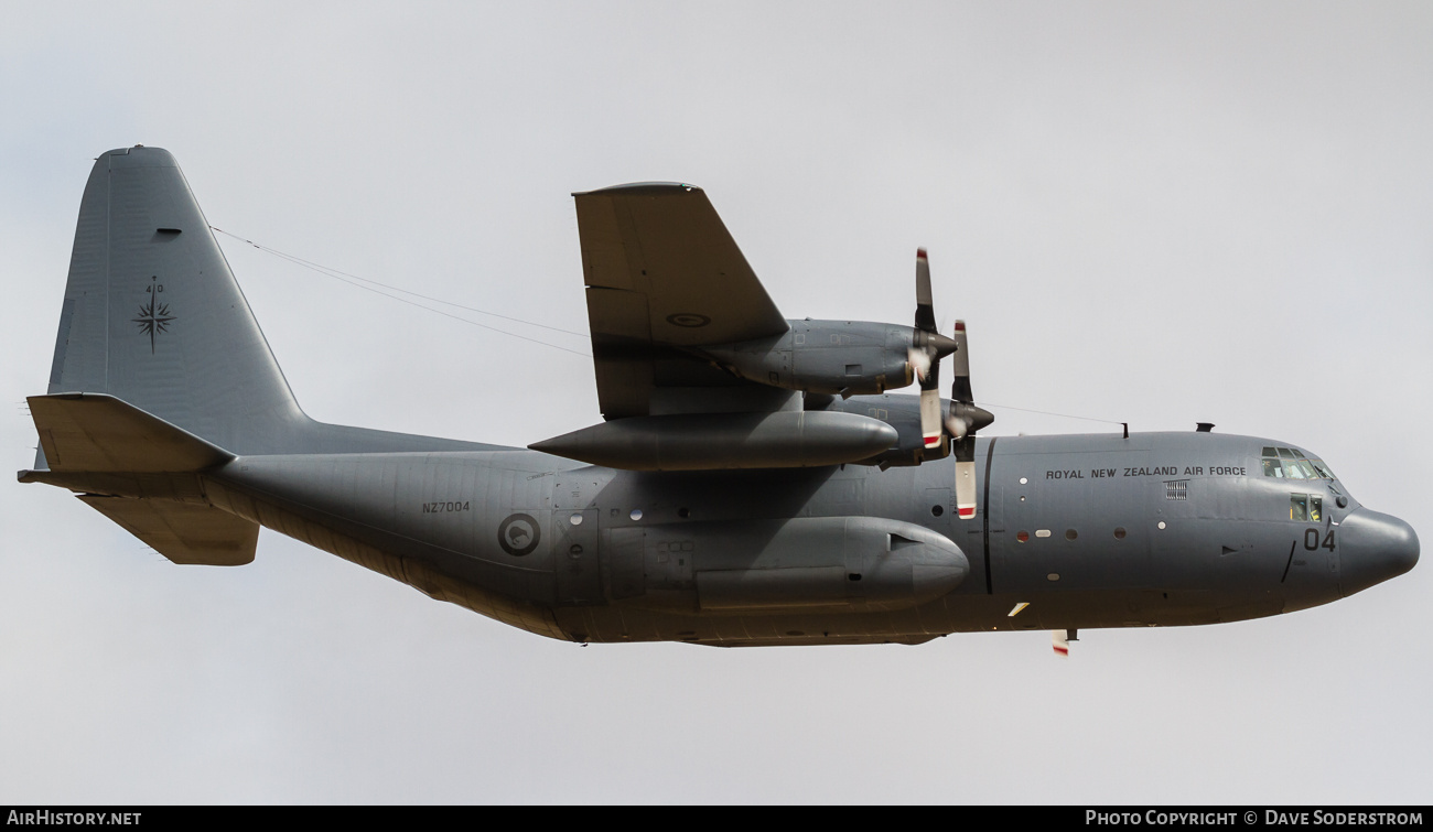 Aircraft Photo of NZ7004 | Lockheed C-130H Hercules | New Zealand - Air Force | AirHistory.net #838804