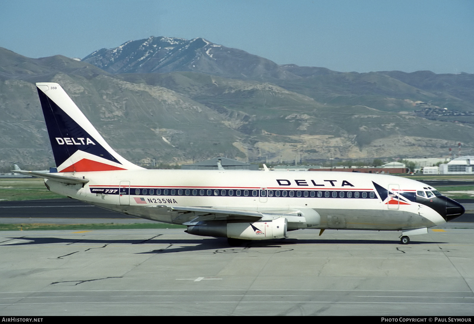 Aircraft Photo of N235WA | Boeing 737-2J8/Adv | Delta Air Lines | AirHistory.net #838823