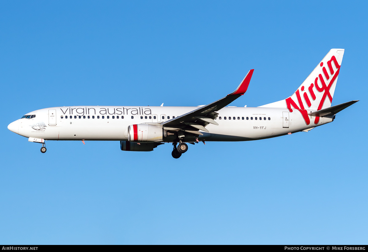 Aircraft Photo of VH-YFJ | Boeing 737-8FE | Virgin Australia Airlines | AirHistory.net #838824