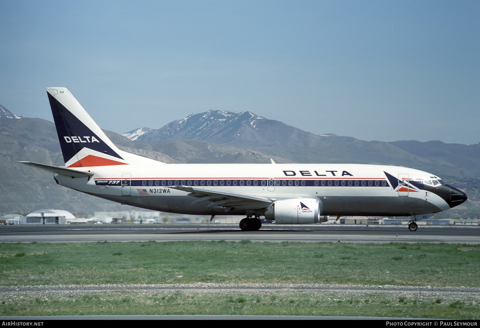Aircraft Photo of N312WA | Boeing 737-347 | Delta Air Lines | AirHistory.net #838828