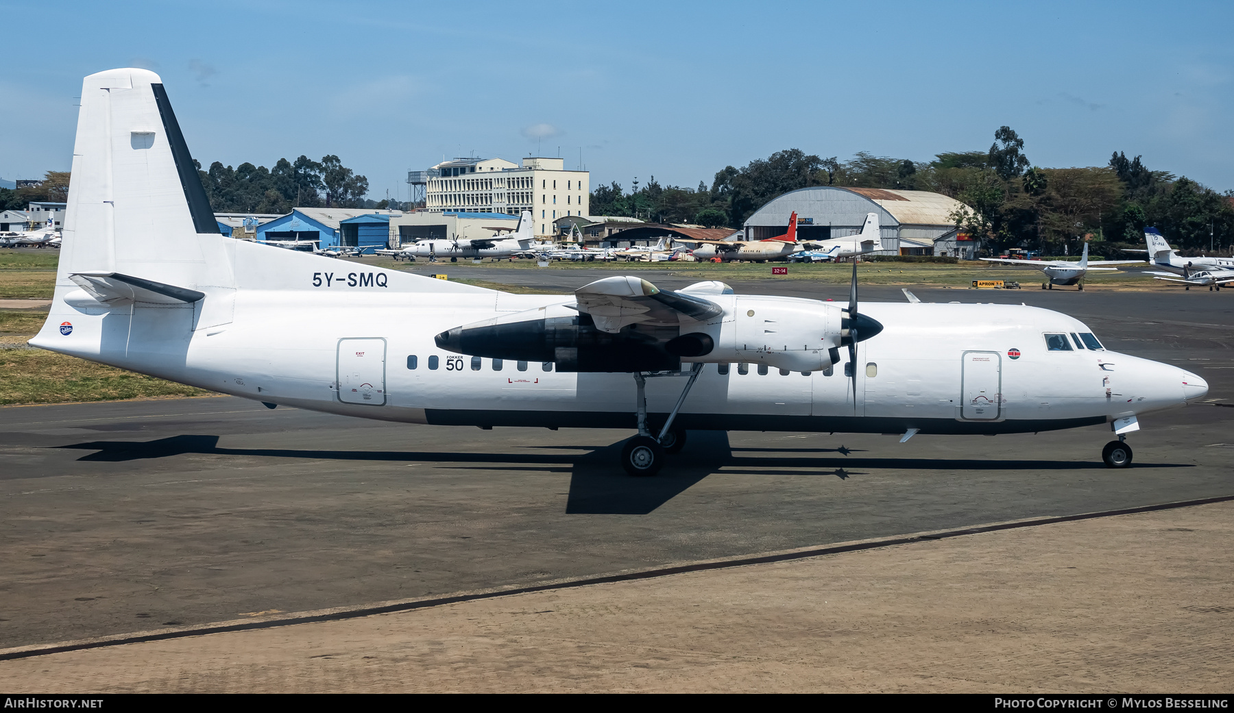 Aircraft Photo of 5Y-SMQ | Fokker 50 | AirHistory.net #838871