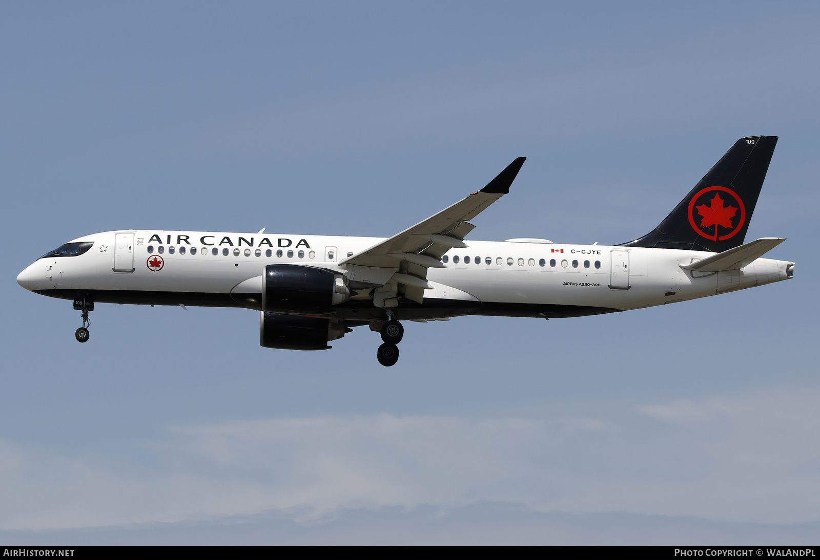 Aircraft Photo of C-GJYE | Airbus A220-371 (BD-500-1A11) | Air Canada | AirHistory.net #838883