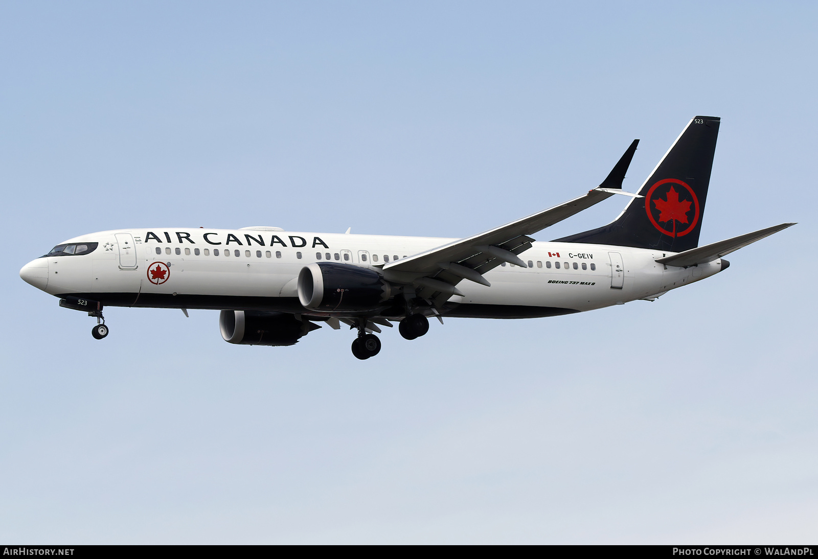 Aircraft Photo of C-GEIV | Boeing 737-8 Max 8 | Air Canada | AirHistory.net #838887