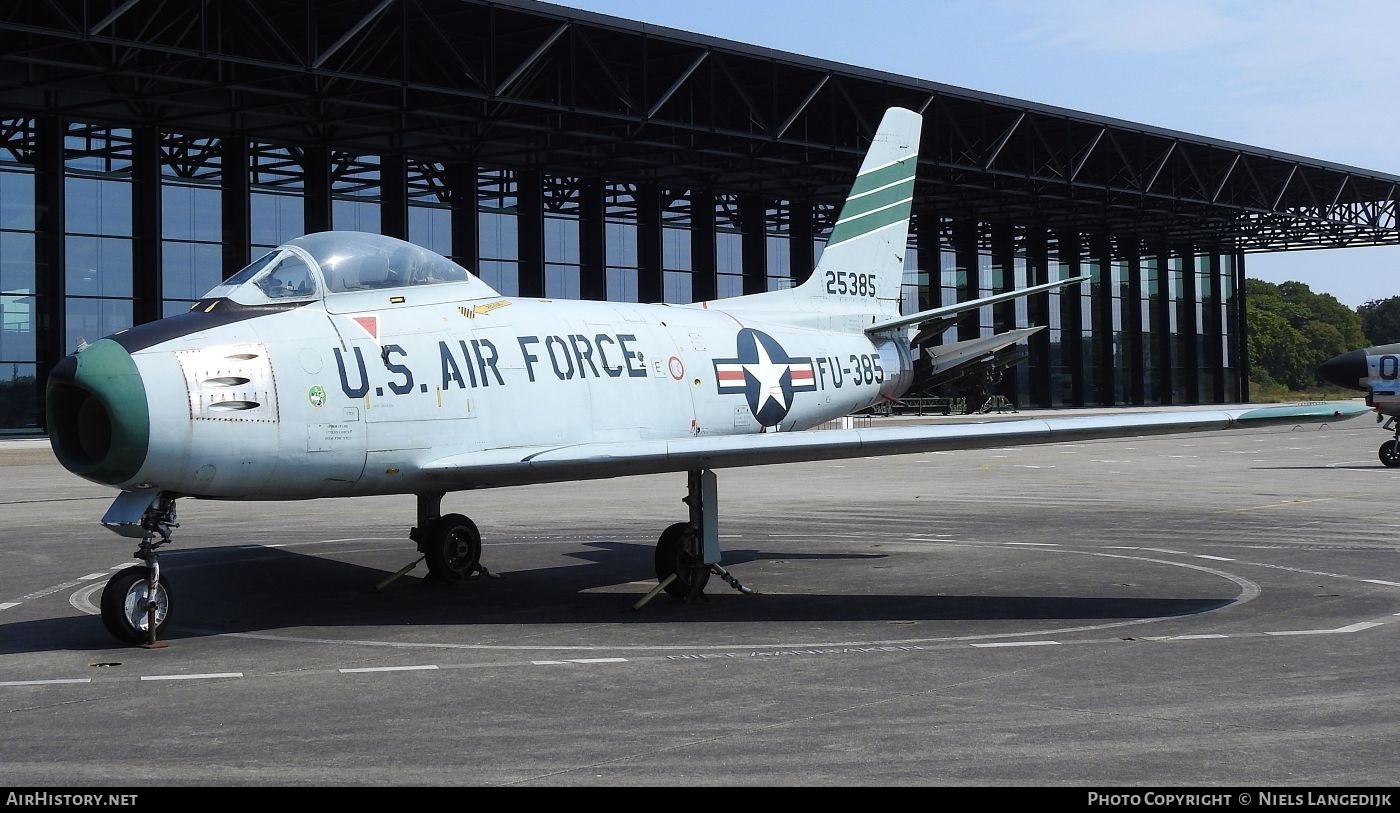 Aircraft Photo of 52-5385 / 25385 | North American F-86F Sabre | USA - Air Force | AirHistory.net #838899