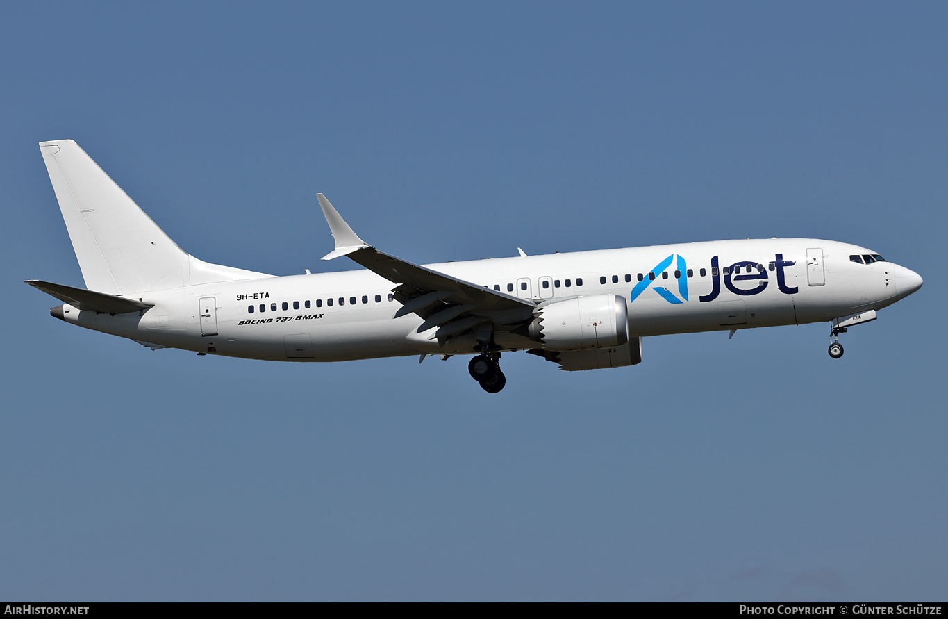 Aircraft Photo of 9H-ETA | Boeing 737-8 Max 8 | AJet - AnadoluJet | AirHistory.net #838907
