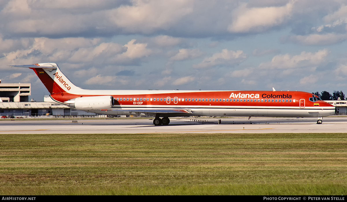Aircraft Photo of EI-CEP | McDonnell Douglas MD-83 (DC-9-83) | Avianca | AirHistory.net #838914