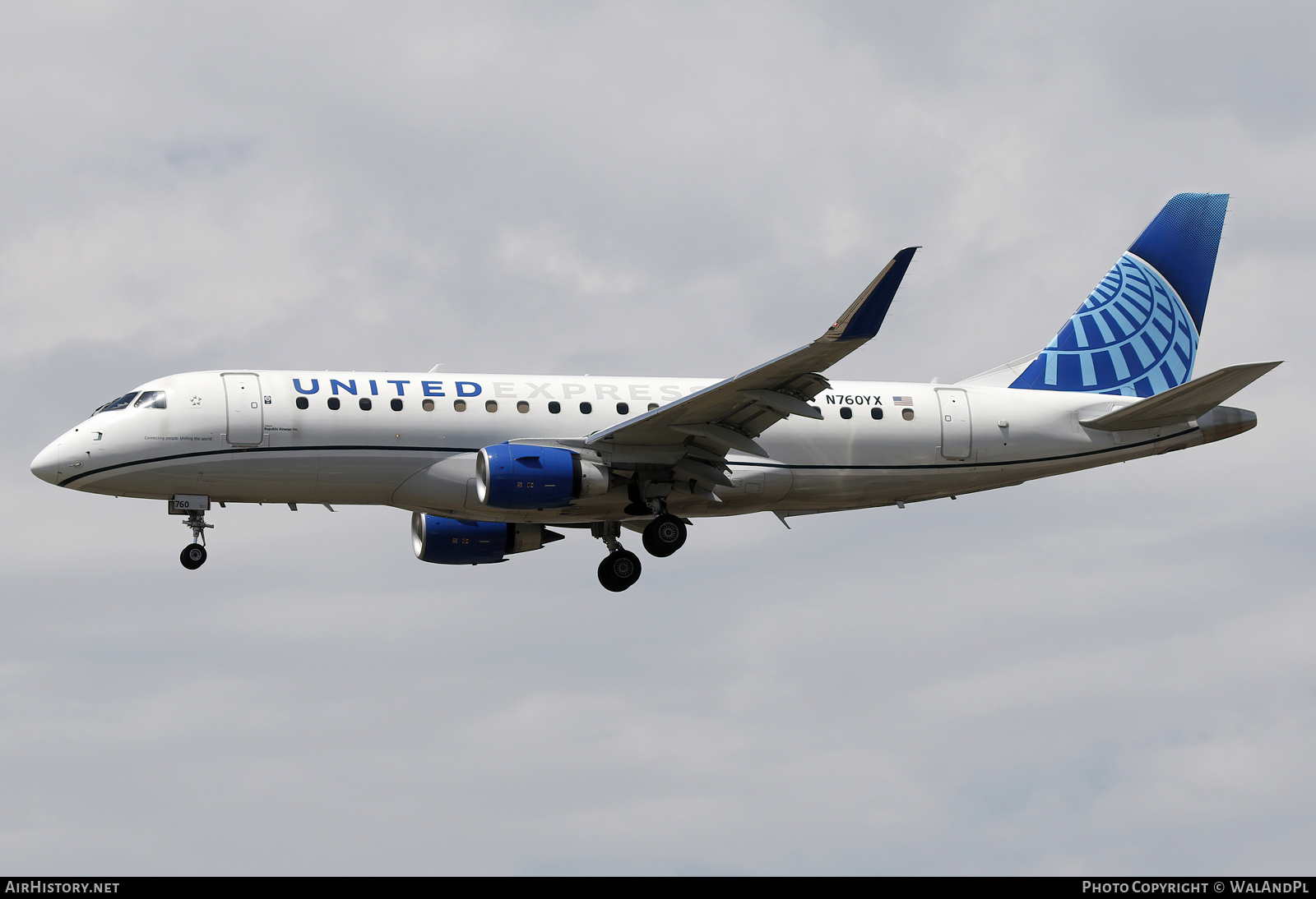 Aircraft Photo of N760YX | Embraer ERJ-175LR (ERJ-170-200 LR) | United Express | AirHistory.net #838986